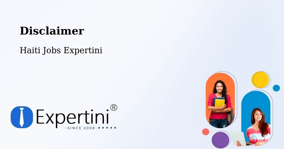Disclaimer – Limonade - Haiti Jobs Expertini